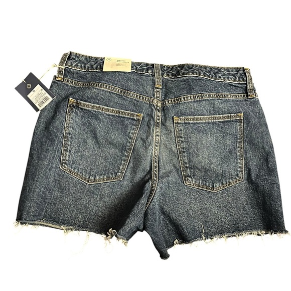 Vintage Stretch Universal Thread Dark Blue Jean Shorts - Picture 2 of 5